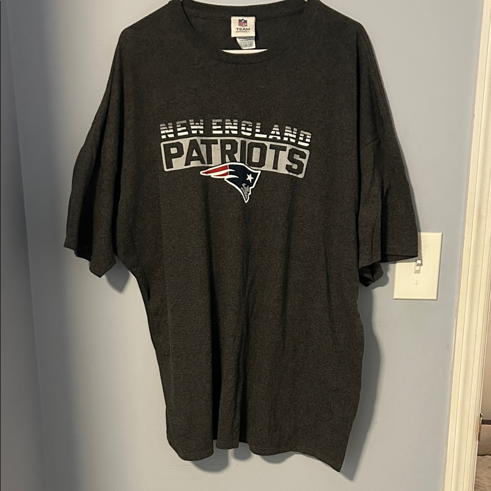 New England Patriots Charcoal Tee